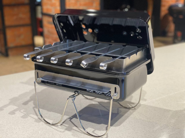 Проставка под шампура для Weber Go-Anywhere (Нержавеющая сталь) Проставка под шампура для Weber Go-Anywhere (Нержавеющая сталь)
