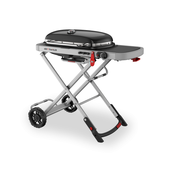 Гриль газовый Weber Traveler 9010021, черный, портативный Гриль газовый Weber Traveler 9010021, черный, портативный