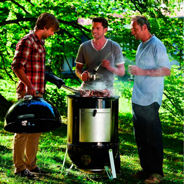 Коптильня Weber Smokey Mountain Cooker 47 721004, черный Коптильня Weber Smokey Mountain Cooker 47 721004, черный