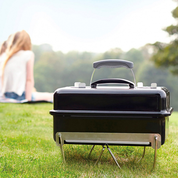 Гриль угольный Weber Go-Anywhere 1131004, черный Гриль угольный Weber Go-Anywhere 1131004, черный